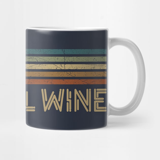 April Wine Retro Stripes by paintallday